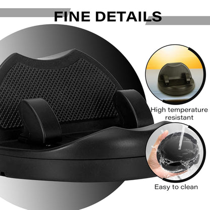 Wukusy 2-in-1 car anti-slip mat and sticky phone holder set, non-slip design for secure phone mounting in vehicles.