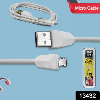 Wukusy 2A fast charging Android Micro USB cable, 1000mm length, durable accessories for quick data transfer and charging.
