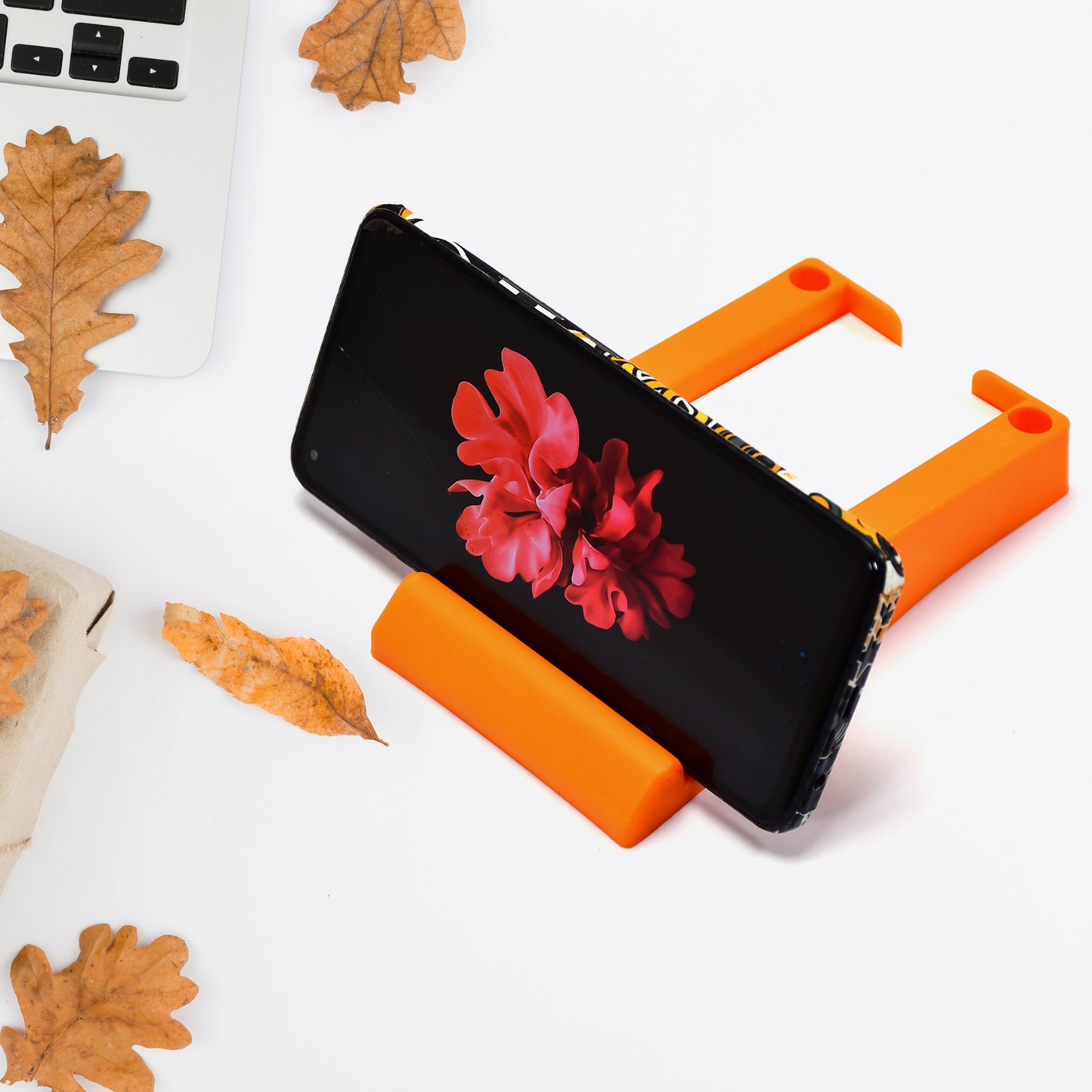 Wukusy 7205 business card and mobile holder in plastic, featuring multi-function design for easy organization.
