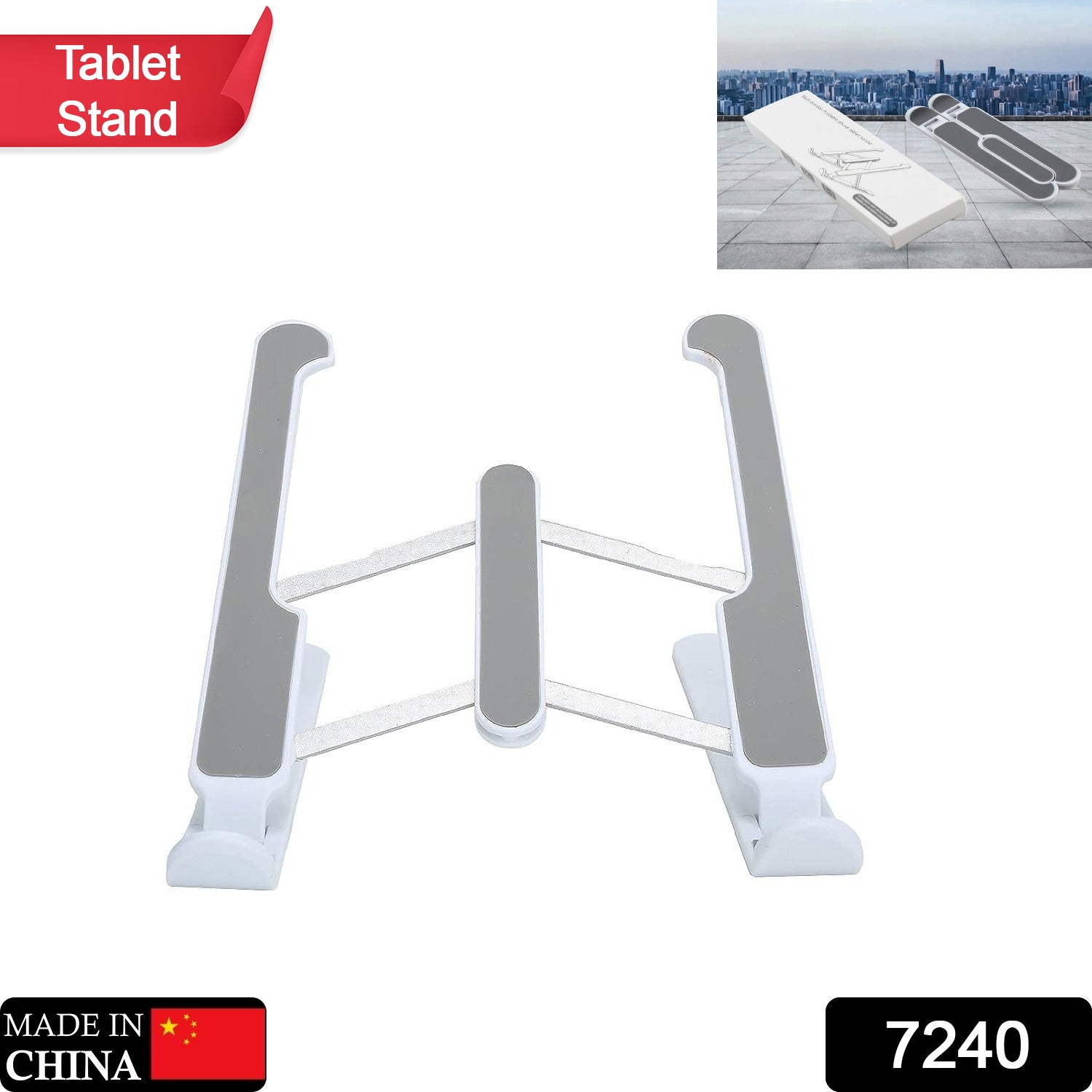 Wukusy adjustable laptop stand holder with foldable legs and high-quality fiber for ergonomic device support.