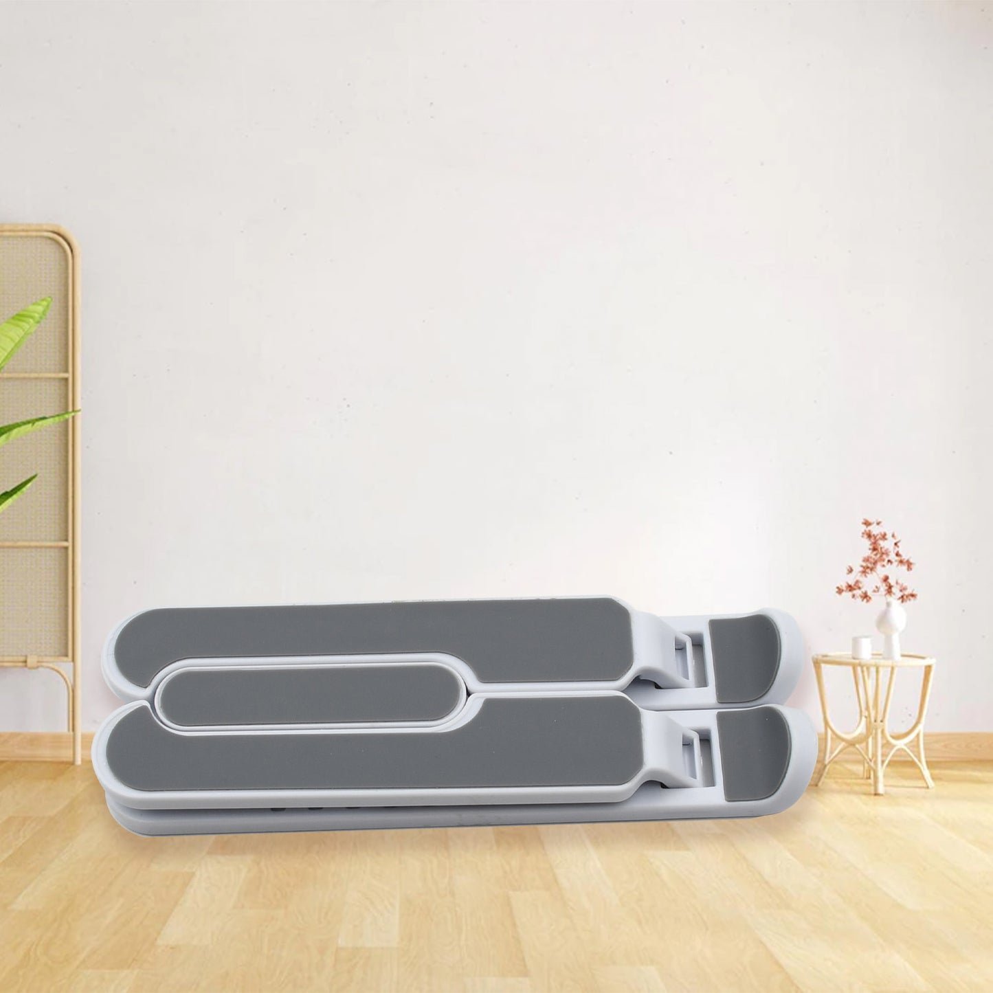 Wukusy adjustable laptop stand holder with foldable legs and high-quality fiber, designed for ergonomic support and portability.