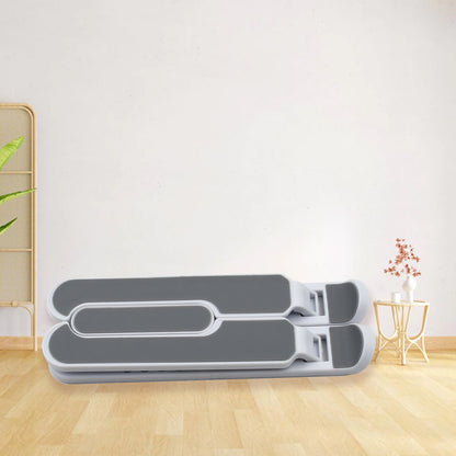 Wukusy adjustable laptop stand holder with foldable legs and high-quality fiber, designed for ergonomic support and portability.