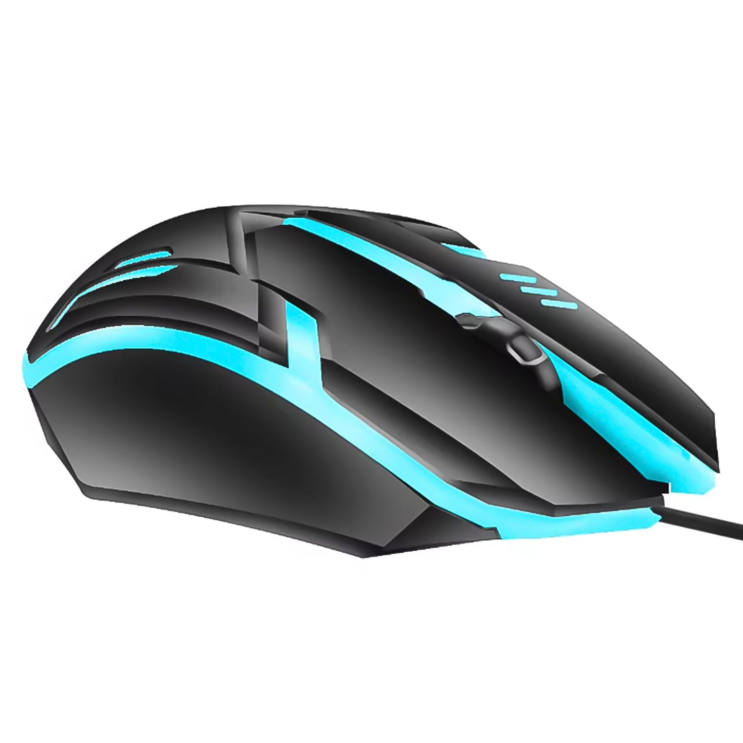 Wukusy wired optical USB mouse for computers and laptops, featuring a sleek design and ergonomic shape for comfortable use.