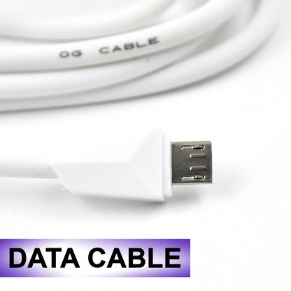 Wukusy fast charging Android Micro USB cable, 1500 mm length, black accessory with USB connector and micro USB end.