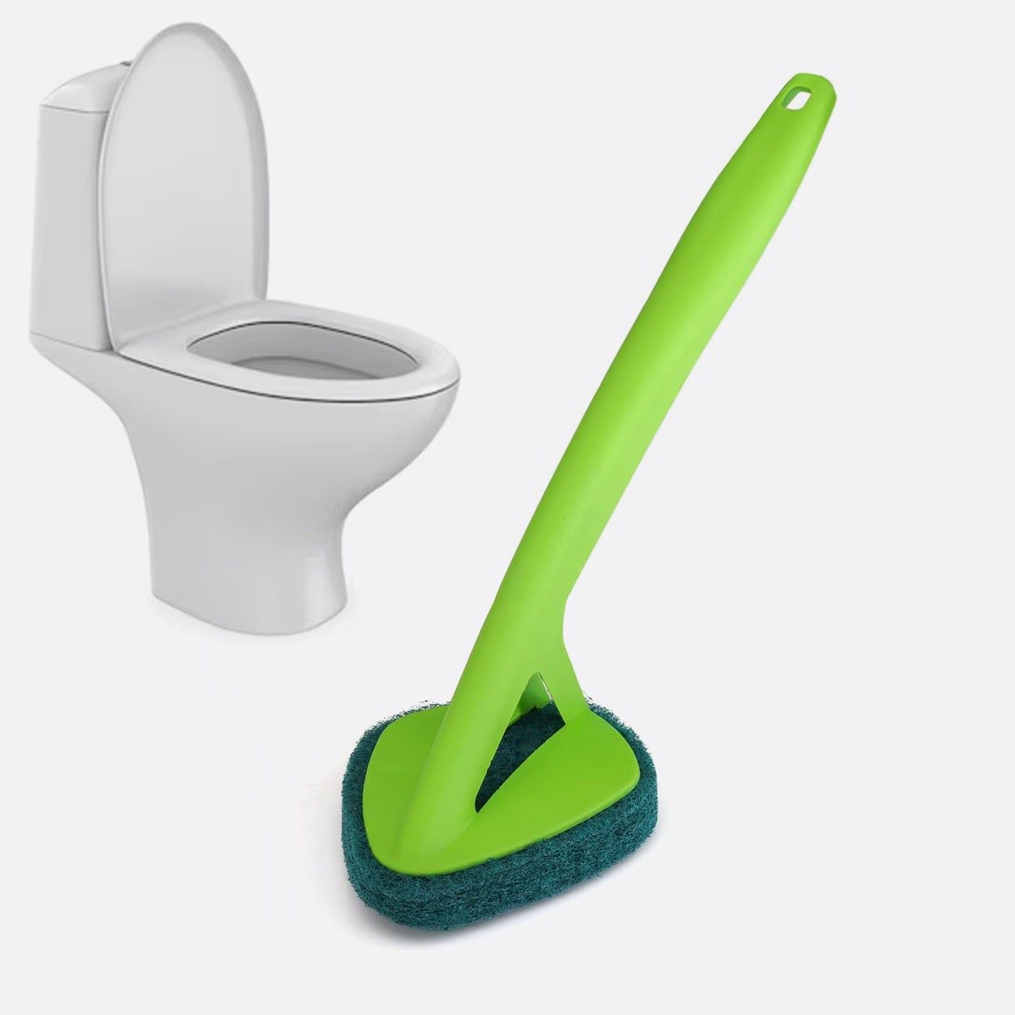 Wukusy hockey scrubber with long handle, accessory tool for cleaning or scrubbing surfaces, shown in a close-up image.