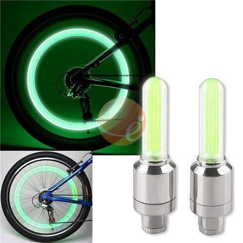 Wukusy LED flash light lamp for car tyre wheel valve sealing caps, automotive accessory, with bright illumination and durable design.