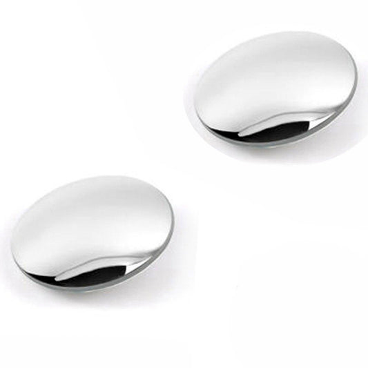 Pair of Wukusy 1512 blind spot round wide-angle convex rear view mirrors for automotive use, adjustable for better visibility.