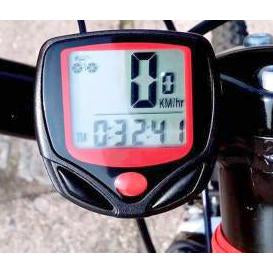 Wukusy 1539 automotive cycle computer showing trip distance, timer, and durable design for accurate cycling data display.