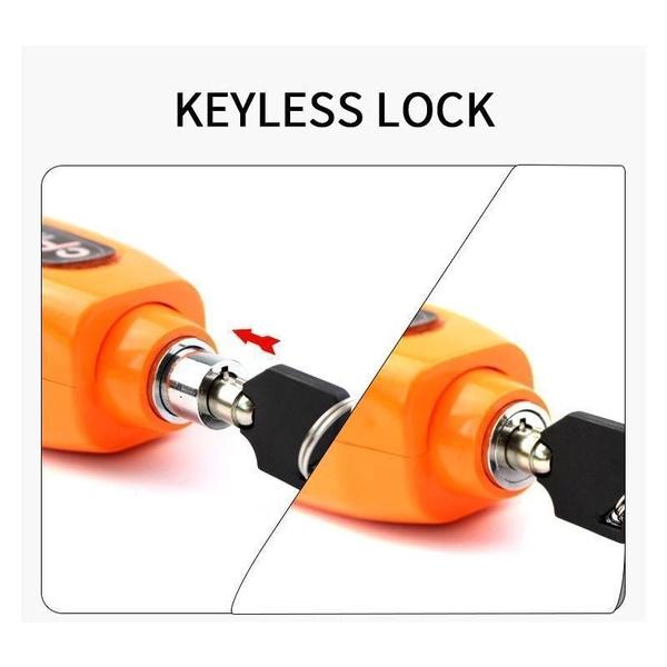 Wukusy heavy-duty bike brake lock attaching to handlebar and brake lever for secure locking system in automotive use