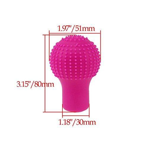 Wukusy anti-scratch universal fit silicon gear shift knob protective cover for automotive gear shifters.