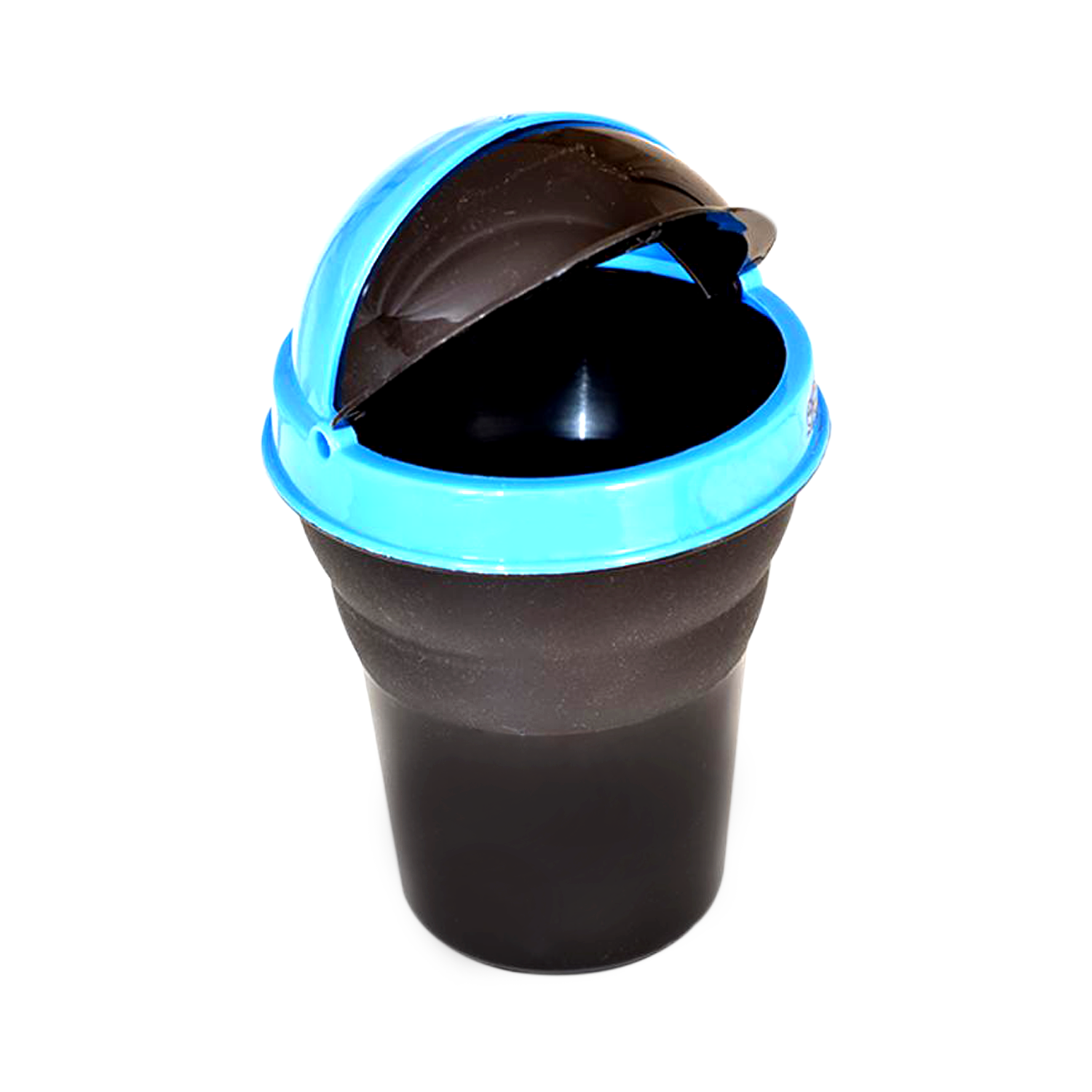 Multicolor Wukusy plastic car mini dustbin for travel, compact automotive trash bin for convenient car waste disposal.