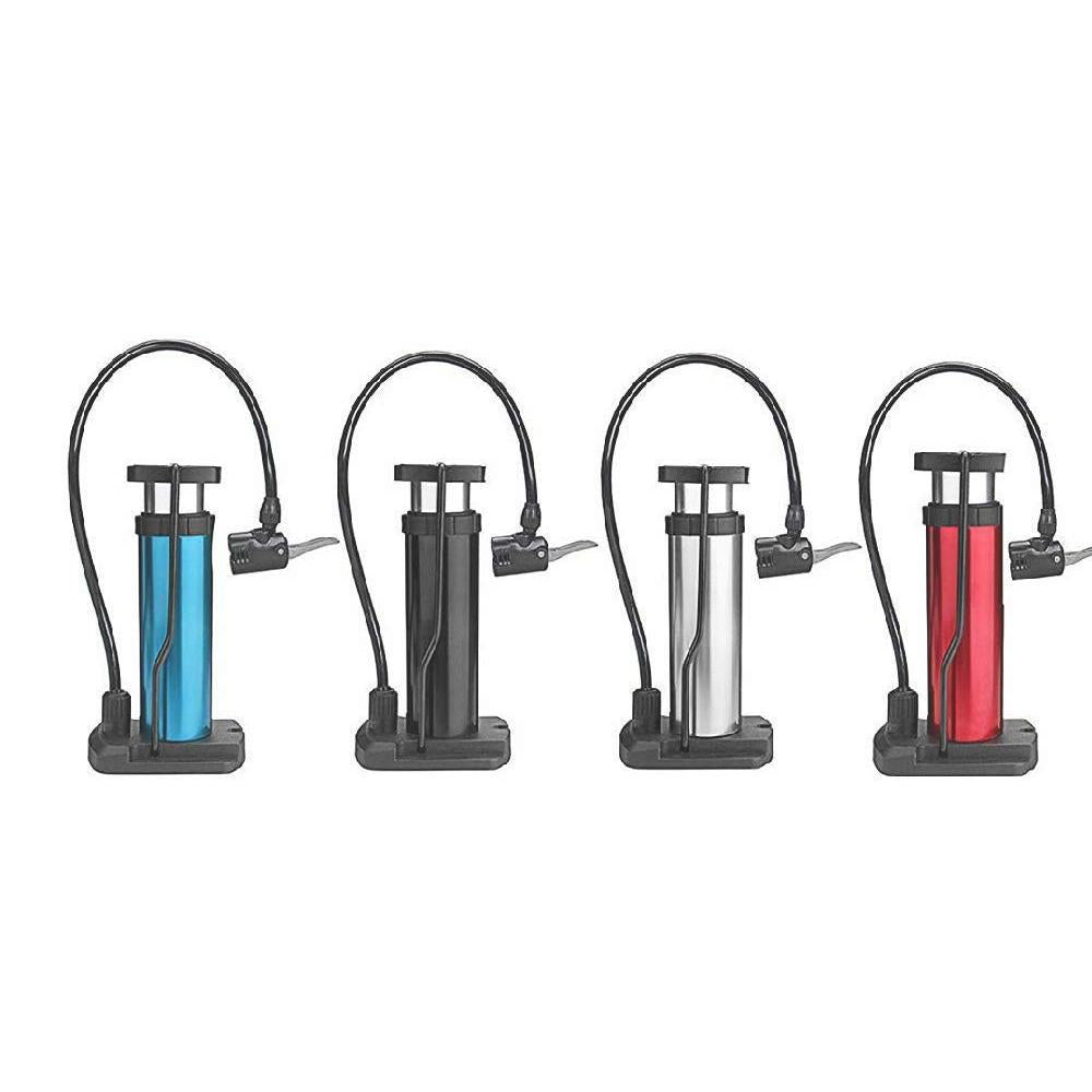 Wukusy 485 portable mini foot pump for bicycles, bikes, and cars, showing compact design and foot pedal for inflation.