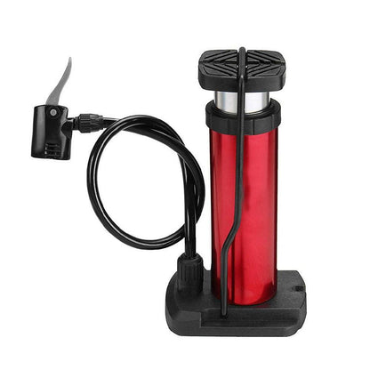 Wukusy 485 portable mini foot pump for bicycles, bikes, and cars, compact and lightweight automotive air pump in black