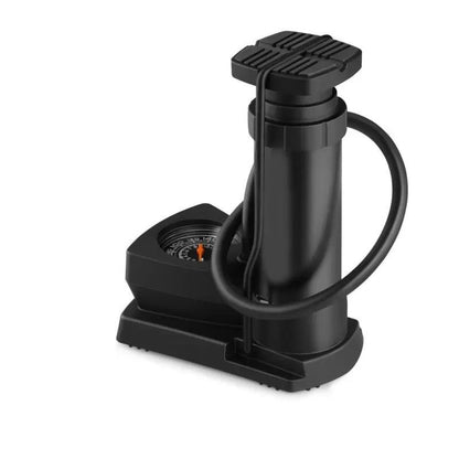 Wukusy 488 Mini Foot Pump Inflator for bike and car, compact automotive foot pump with foot pedal for tire inflation.