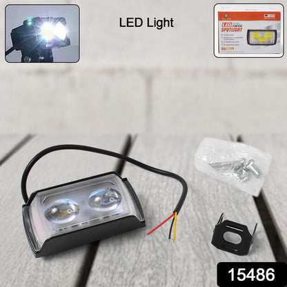 Wukusy 6-mode LED spotlight for automotive, ultra-mini double lens fog light, universal design, single piece with adjustable modes