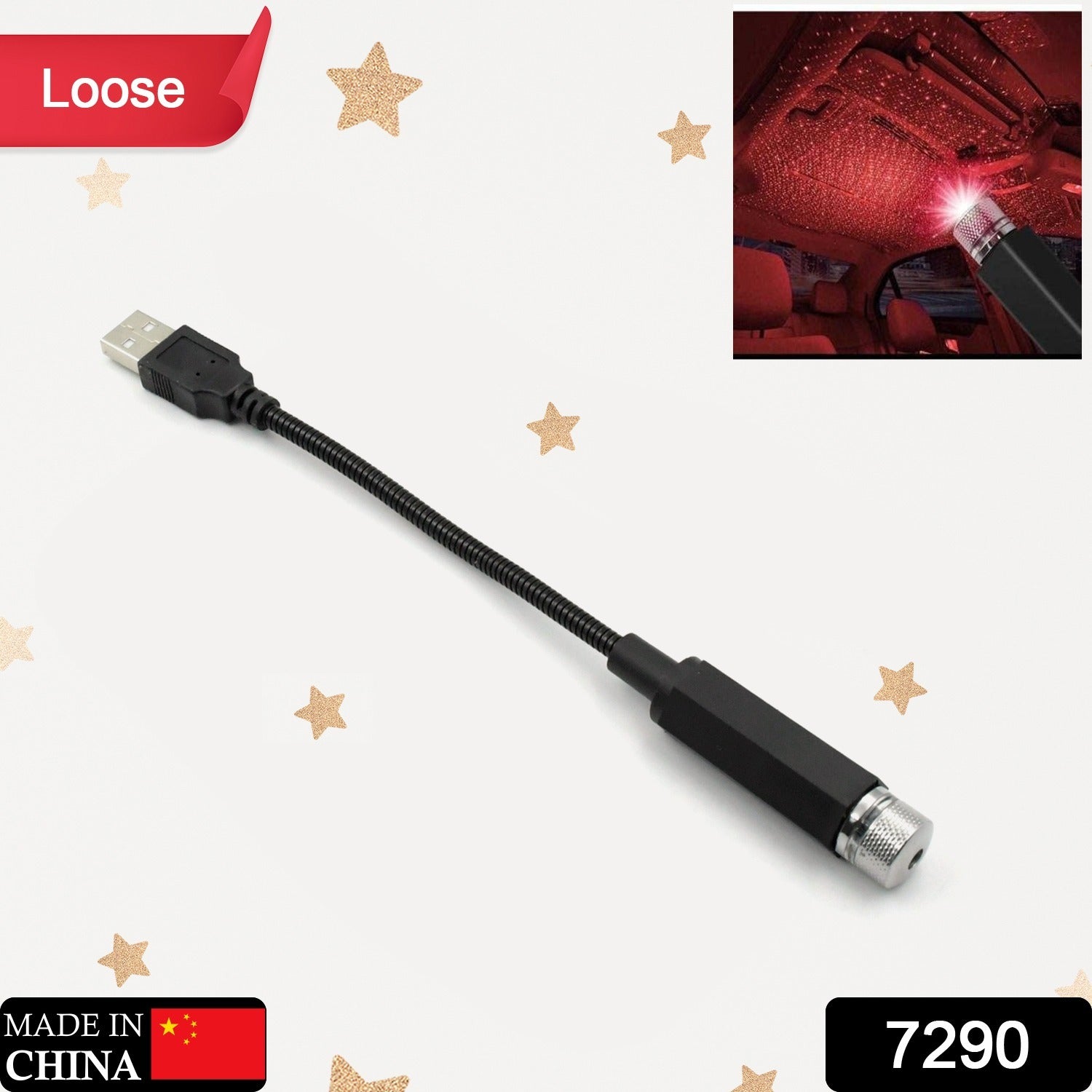 Wukusy automotive galaxy night sky laser light projector illuminating car ceiling and bedroom with ambient starry sky effects.