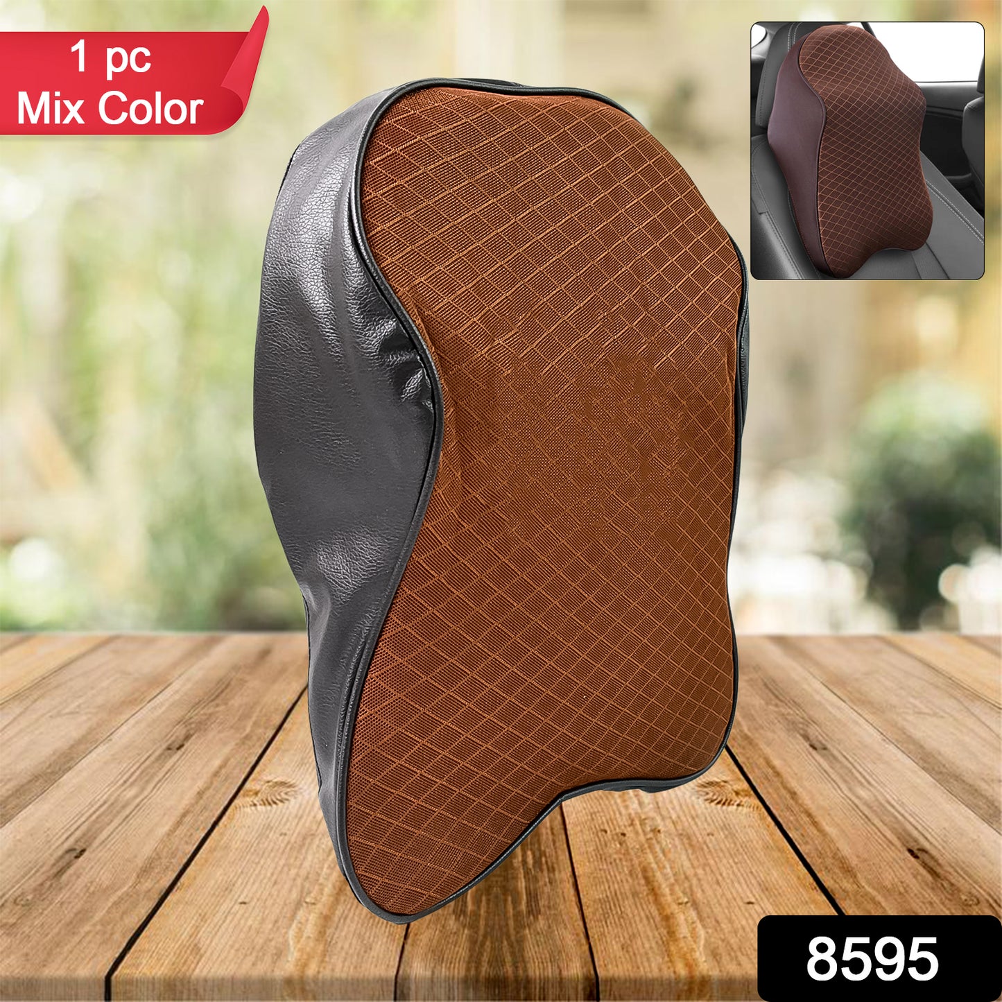 Wukusy automotive memory foam car neck pillow provides head and neck support for comfortable driving.