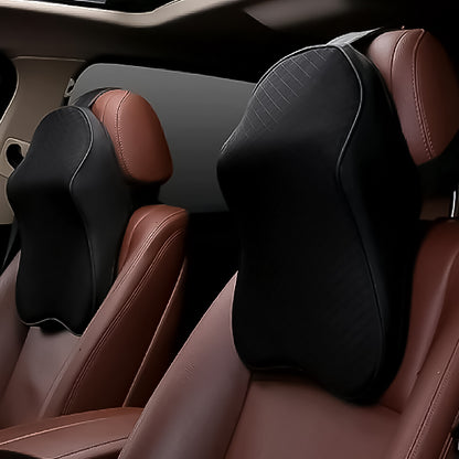 Wukusy automotive memory foam car neck pillow for head and neck support, designed for comfortable driving and seat protection.