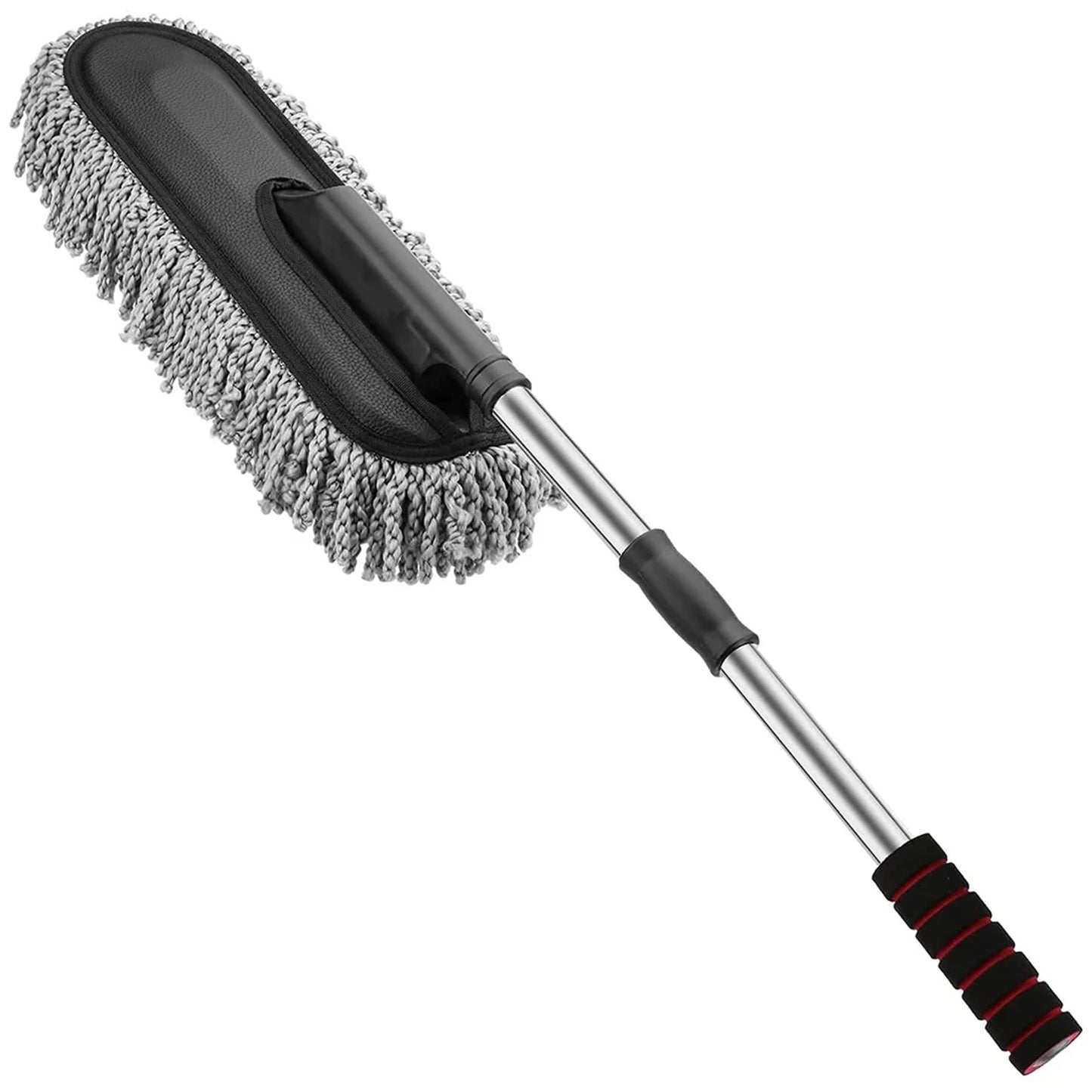 Wukusy automotive car dust brush for gentle, efficient cleaning of interior and exterior surfaces, single-piece cleaning tool.