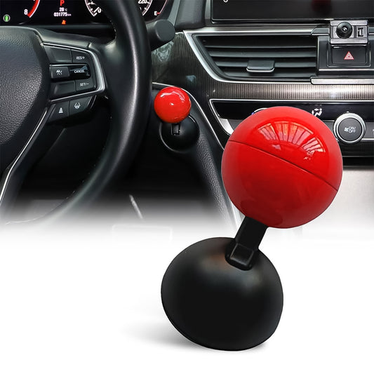 Wukusy automotive push start button rocker cover with ball design, one-piece car starter button accessory.
