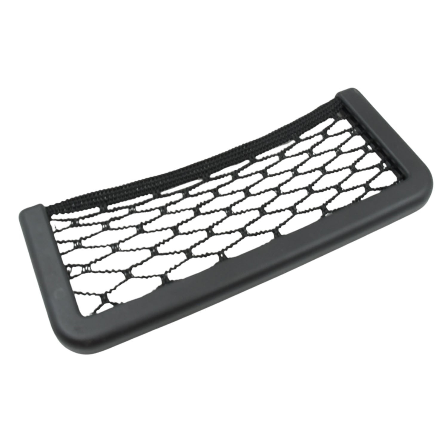 Wukusy automotive car storage organizer with mesh net pocket for seat side, purse, bag, or phone storage.