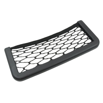 Wukusy automotive car storage organizer with mesh net pocket for seat side, purse, bag, or phone storage.