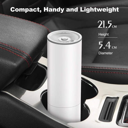 Wukusy mini portable handheld vacuum cleaner for cars, compact automotive vacuum device for quick cleaning and debris removal.