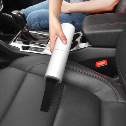 Wukusy handheld mini portable car vacuum cleaner for automotive cleaning, shown in a set with attachments