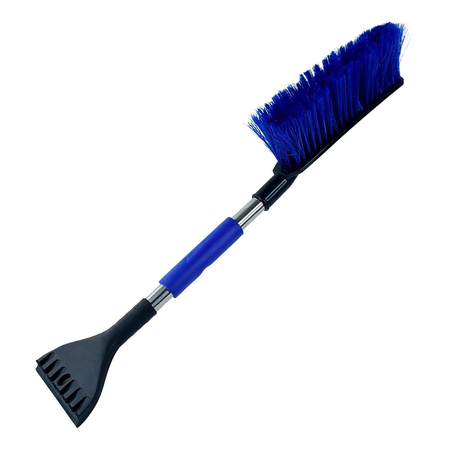 Wukusy 2-in-1 automotive ice scraper and snow brush with comfortable grip, 67 cm long for effective car snow removal.
