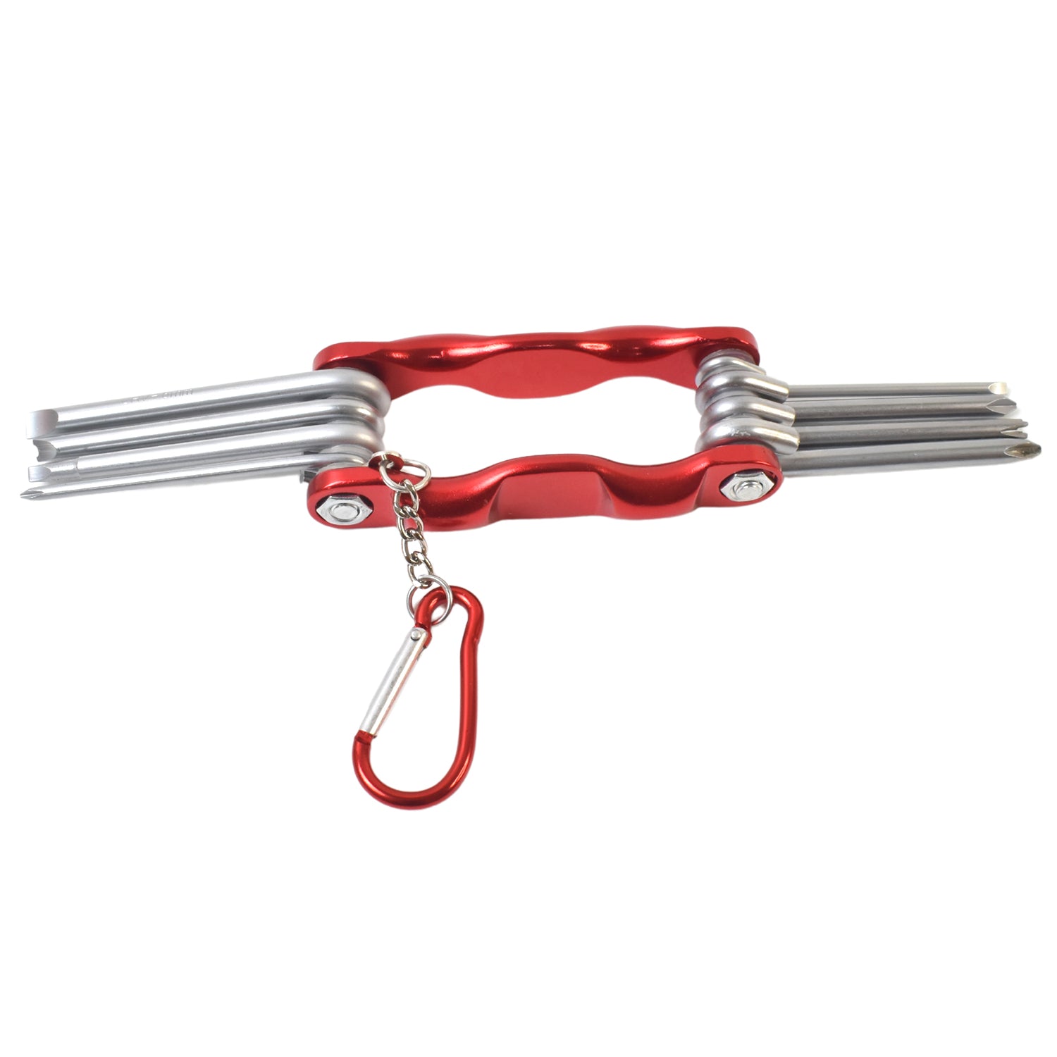 Wukusy 8-in-1 portable cycling bike repair tool set with wrench and screwdriver, ideal for on-the-go bike maintenance.