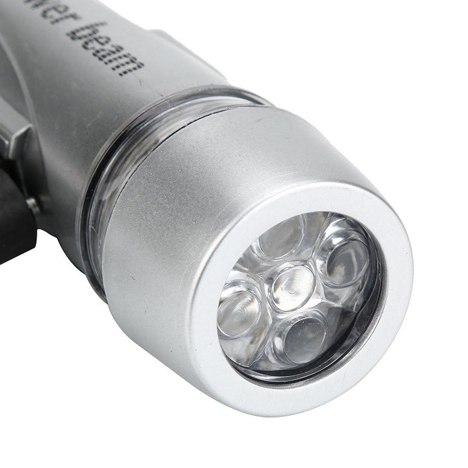Wukusy Power Beam LED bicycle headlight mounted on a bike, providing bright automotive-grade illumination for night riding.