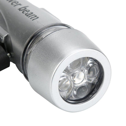 Wukusy Power Beam LED bicycle headlight mounted on a bike, providing bright automotive-grade illumination for night riding.