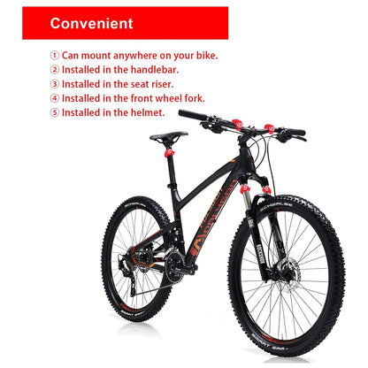 Wukusy silicone LED bike light set with two bright, waterproof lights for enhanced visibility during cycling.
