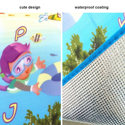 Wukusy waterproof baby play crawl floor mat for kids, single side, 180x115 cm, suitable for picnic, school, and home use.