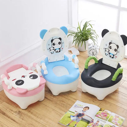 Wukusy baby portable potty seat for toddlers, child-sized potty chair with handles for boys and girls, ideal for 1+ year olds.