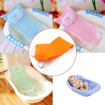 Wukusy Baby Care shower seat bed for infants, used in household bathrooms for safe bathing and baby care.