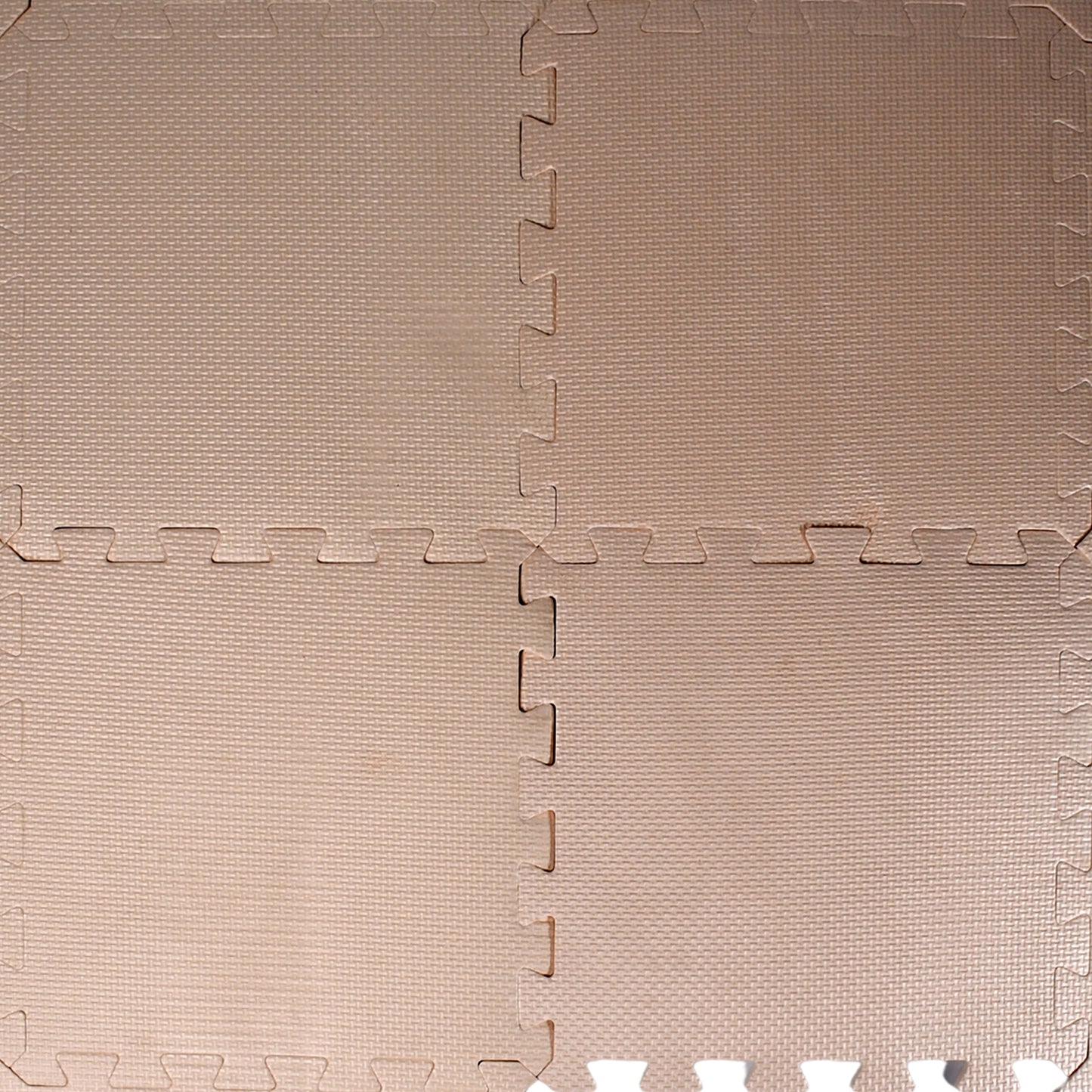 Wukusy kids soft plush foam puzzle interlocking play mats for babies and toddlers, 63x63cm, set of 4, ideal for crawling and play.