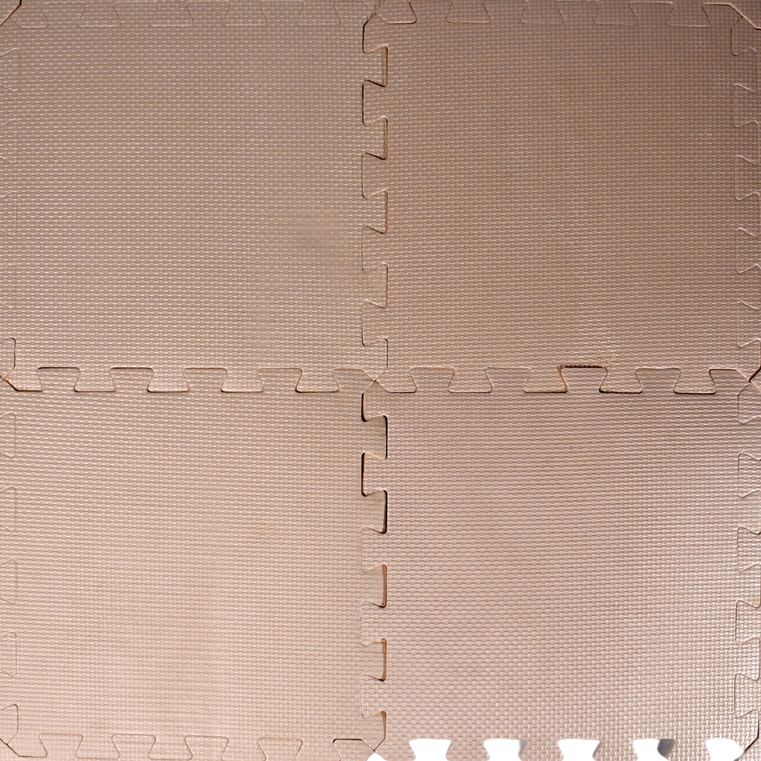 Wukusy kids soft plush foam puzzle interlocking play mats for babies and toddlers, 63x63cm, set of 4, ideal for crawling and play.