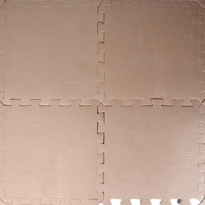 Wukusy kids soft plush foam puzzle interlocking play mats for babies and toddlers, 63x63cm, set of 4, ideal for crawling and play.