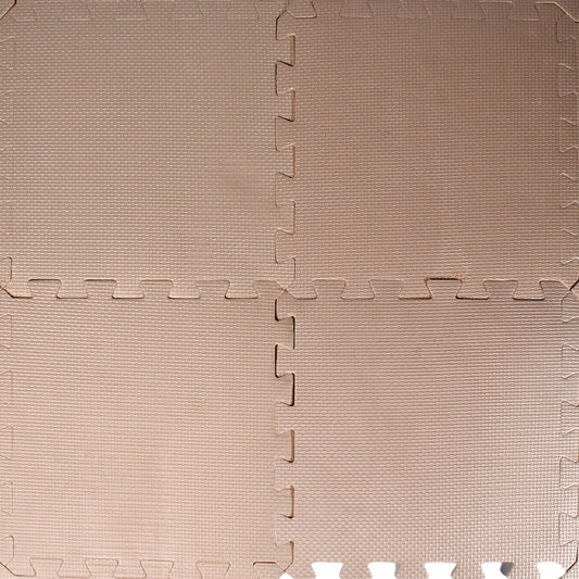 Wukusy kids soft plush foam puzzle interlocking play mats for babies and toddlers, 63x63cm, set of 4, ideal for crawling and play.