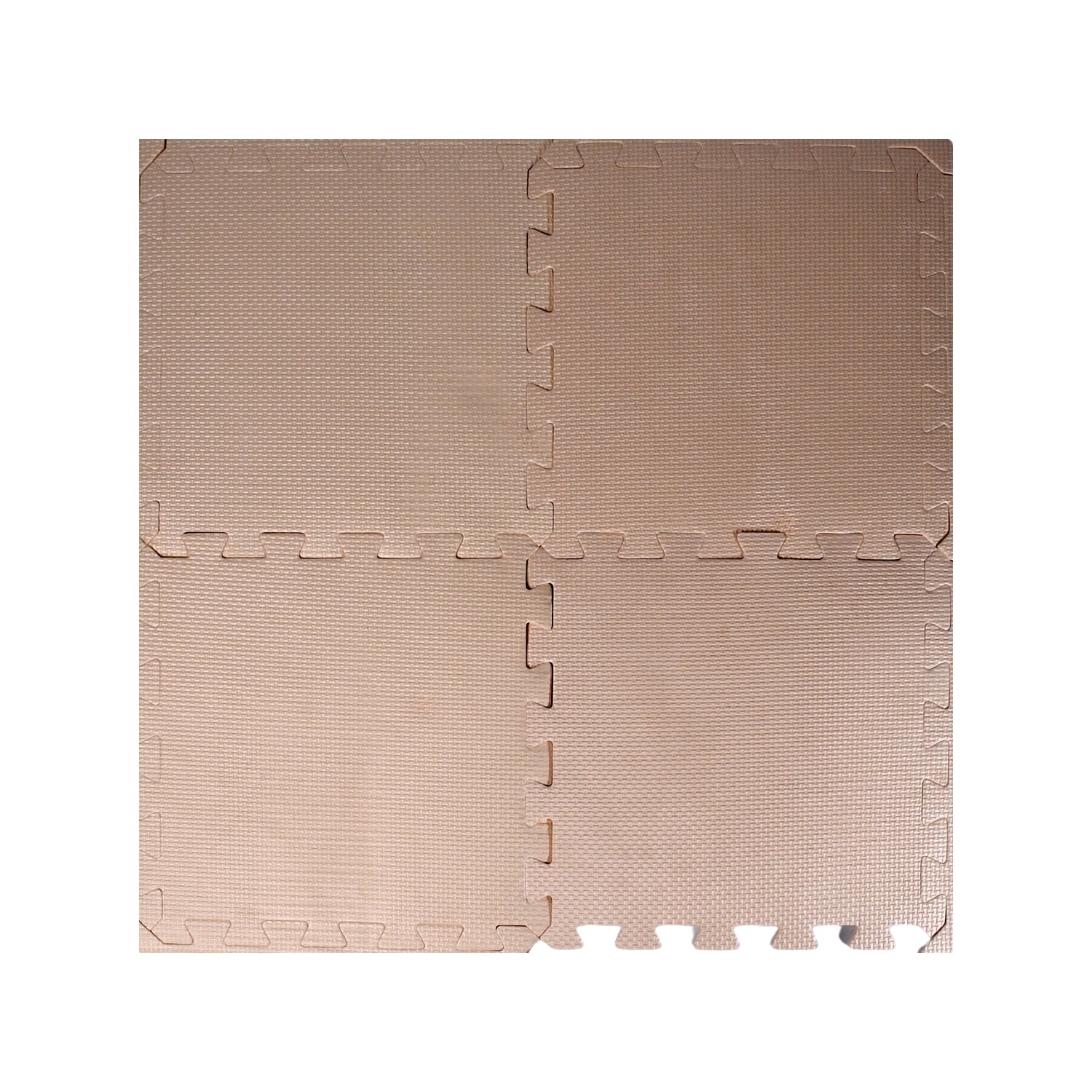 Wukusy soft plush foam interlocking kids puzzle mats for babies and toddlers, 63x63cm, set of 4, ideal for crawling and play area.