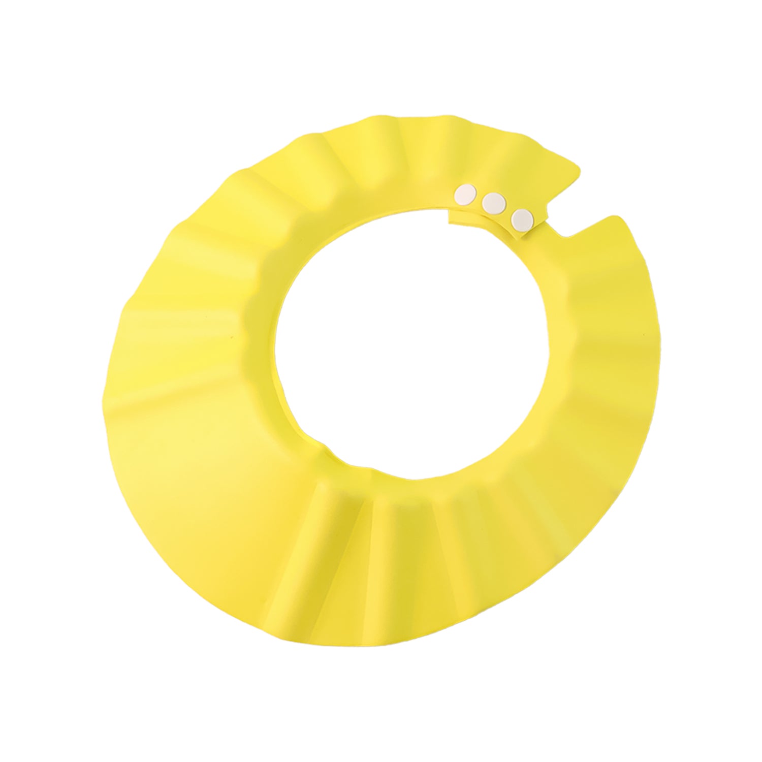 Adjustable Wukusy Baby Shower Cap for baby care, featuring soft fabric and secure fit for keeping baby's hair dry.
