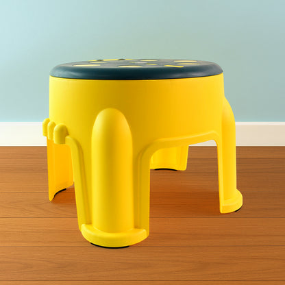 Wukusy Apex Bubble Kids Stool, durable plastic step stool for toddlers, lightweight and sturdy for baby care use.