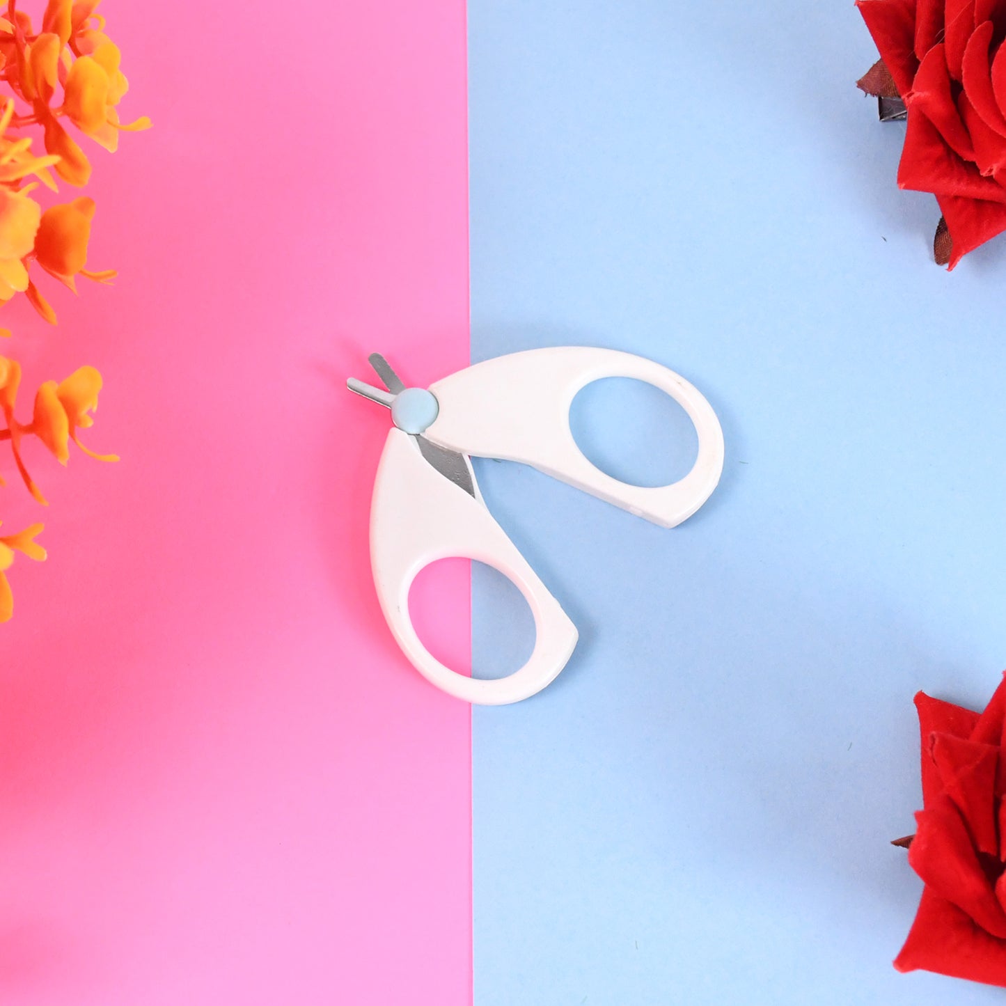 Wukusy baby safety nail cutter scissors for gentle nail clipping, designed for safe use on infants and young children.