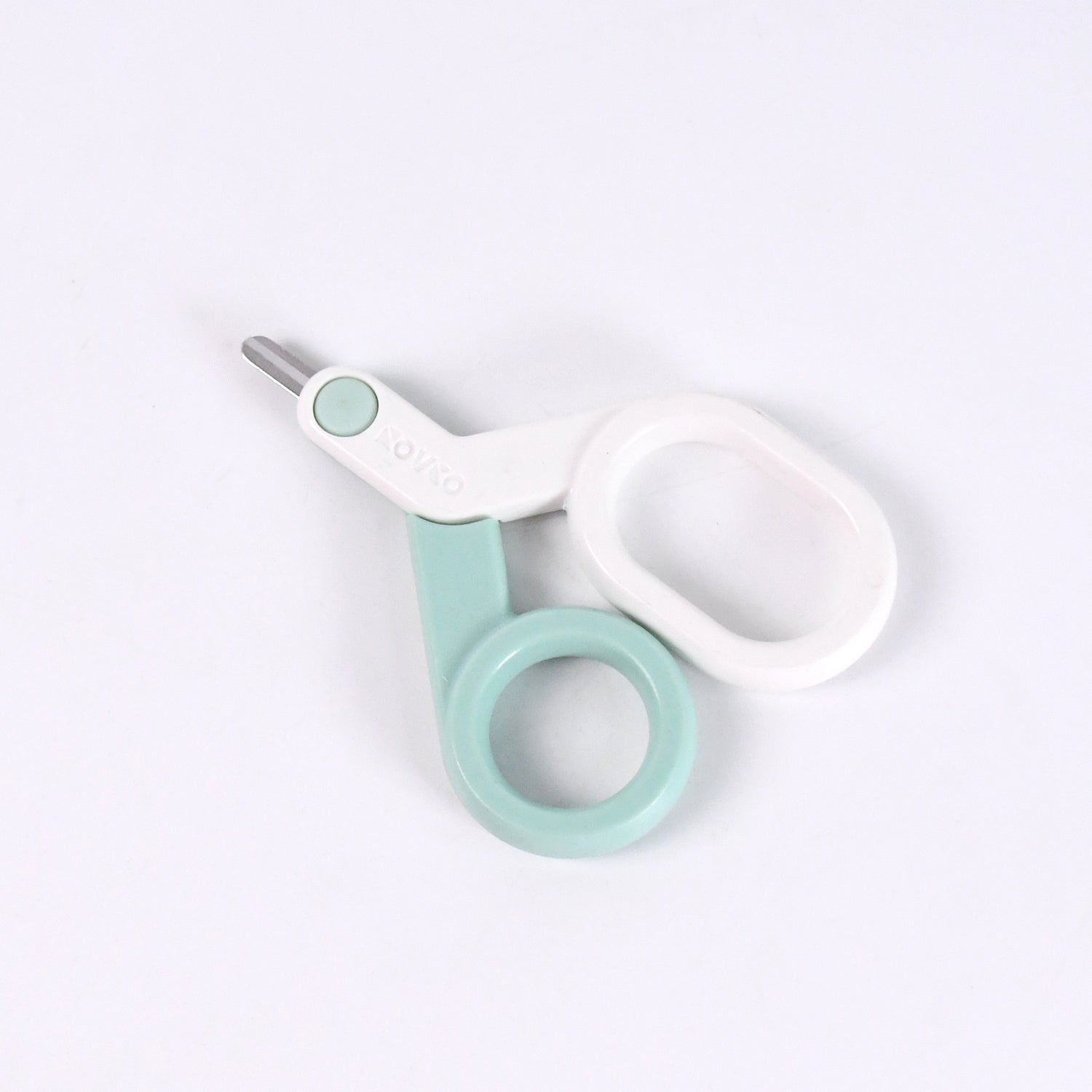 Wukusy baby safety nail cutter scissors for gentle, safe nail clipping, designed for delicate baby nails in a compact size.