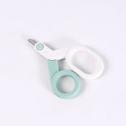 Wukusy baby safety nail cutter scissors for gentle, safe nail clipping, designed for delicate baby nails in a compact size.