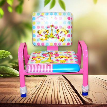 Wukusy cartoon baby chair with strong steel frame, cushioned seat, and high-quality design for comfortable baby care.