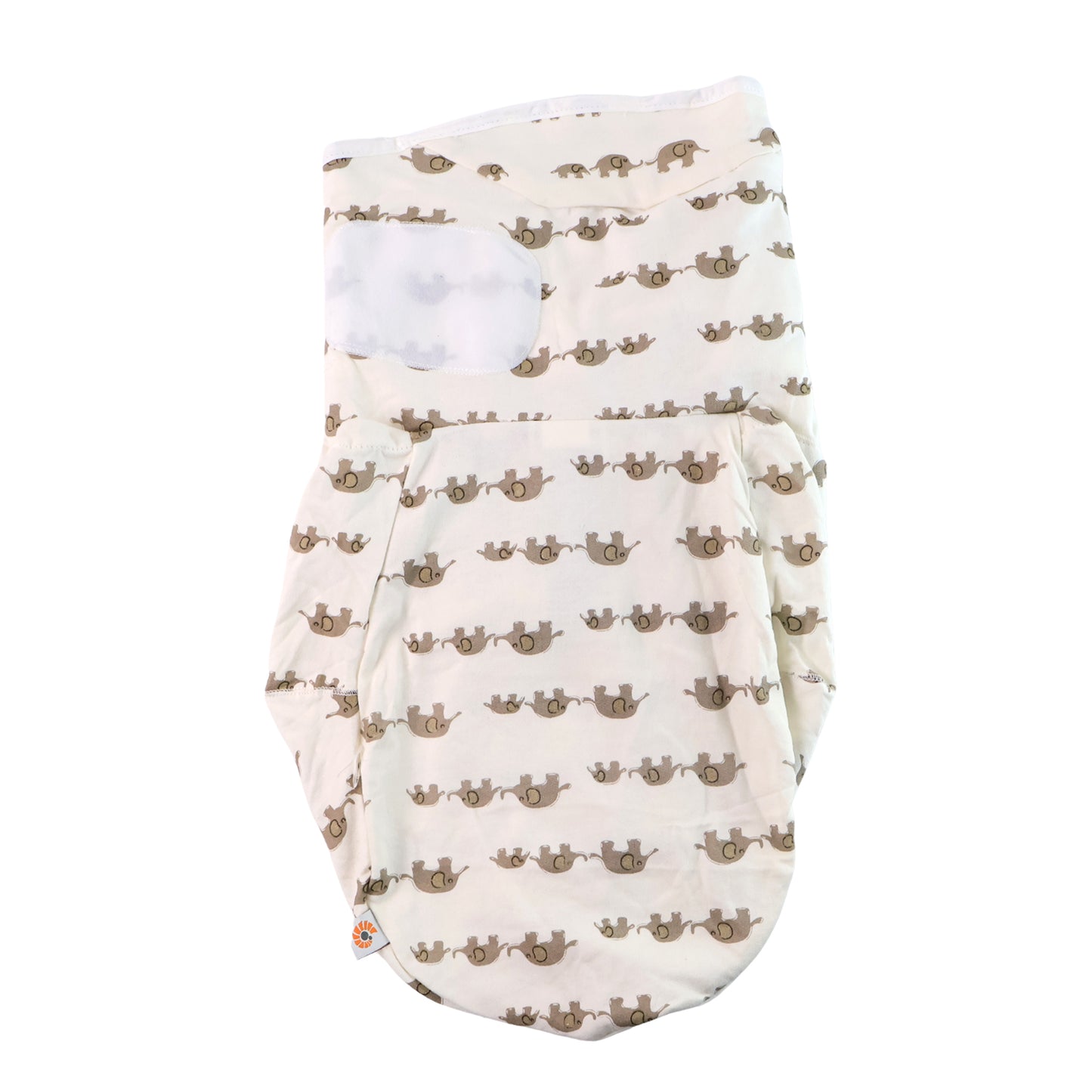 Soft cotton baby swaddle wrap by Wukusy, adjustable for newborns, gentle and comfortable baby care accessory.