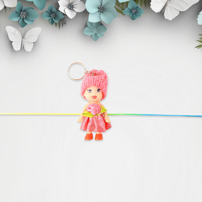Wukusy multifunction doll bracelet for kids, soft toy with keychain, decorative and cute accessory for boys and girls.