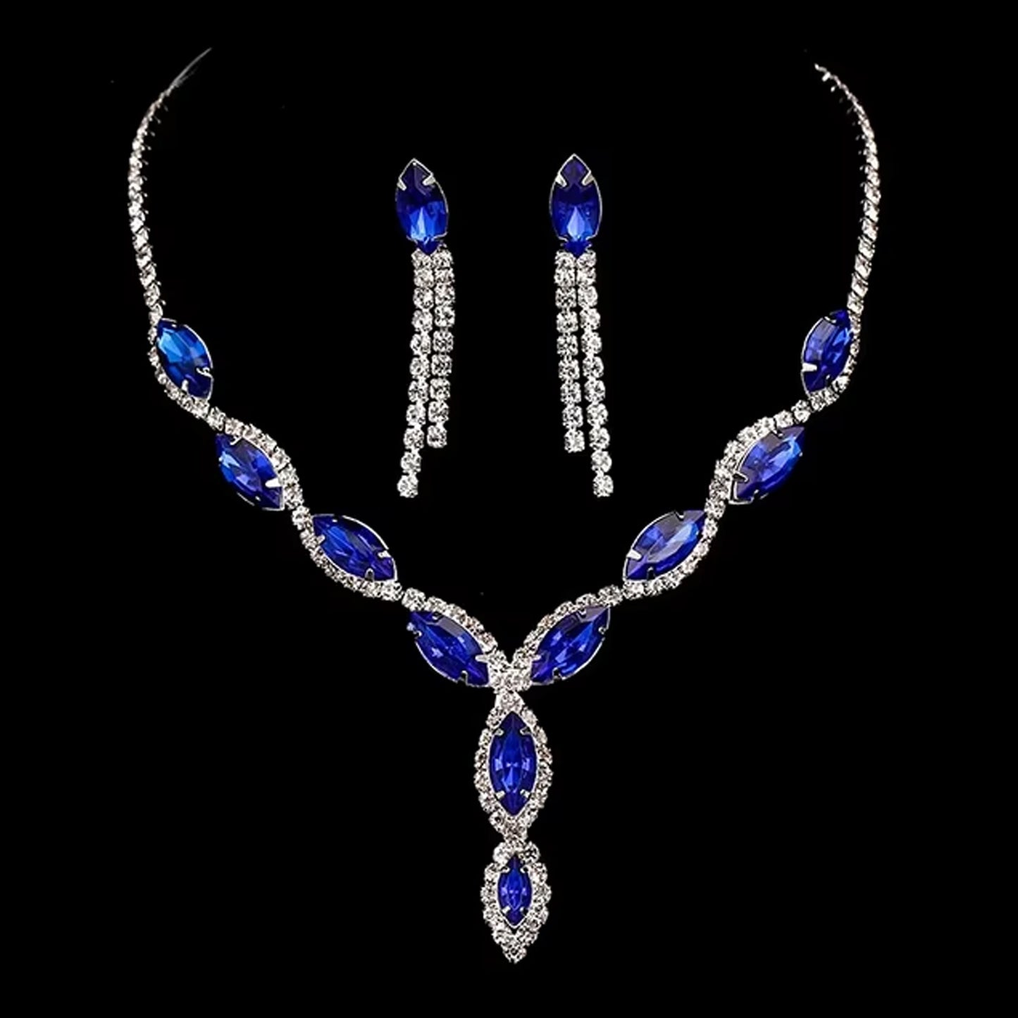 Wukusy bracelet and earrings set featuring mixed color jewelry for wedding occasions, with elegant design and versatile style.